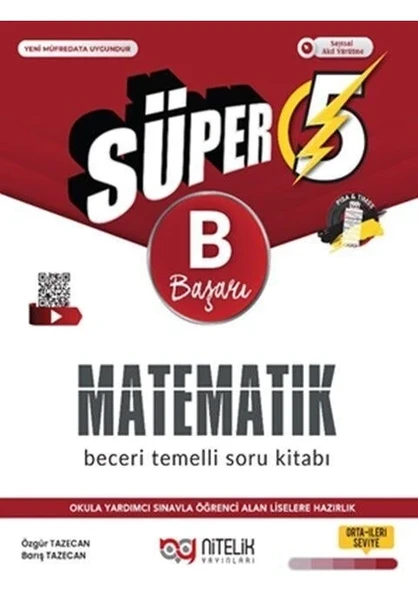 Nitelik Yayınları 6. Sınıf (B) Süper Türkçe Beceri Temelli Soru Kitabı ürün görseli 1