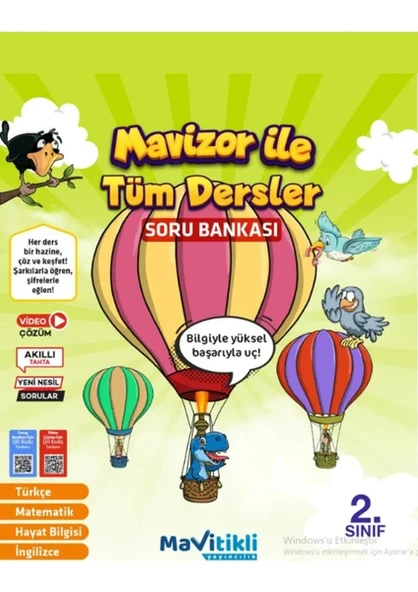 Mavitikli 2.sınıf Mavizor Ile Tüm Dersler Soru Bankası ürün görseli 1