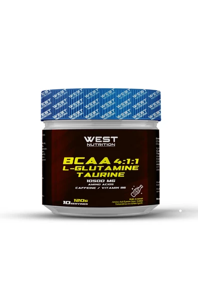 West Nutrition Bcaa Glutamin Taurin Kafein 120 gr 10 Servis Kola Aromalı ürün görseli 1
