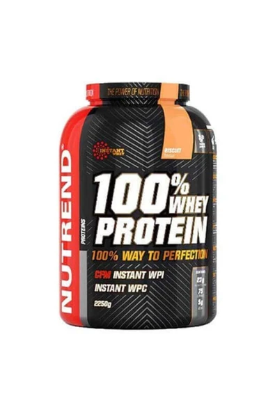 Nutrend %100 Whey Protein 2250 gr - Bisküvi Aromalı ürün görseli 1
