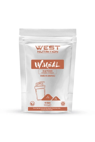 West Nutrition WMeal Proteinli Öğün Tozu 15 Öğün 900 gr Vanilya - Resim 2