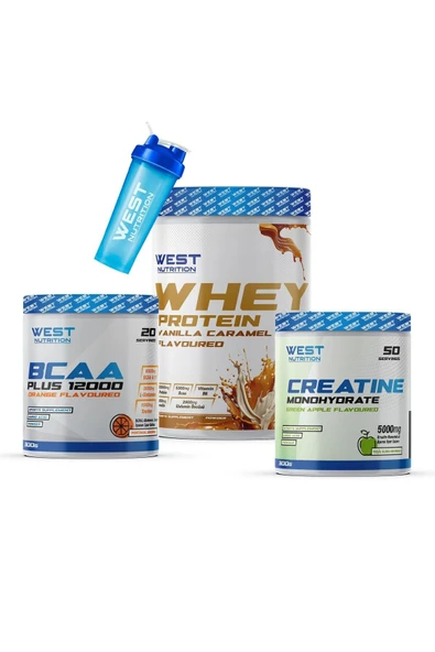 West Nutrition Whey Protein Tozu BCAA Kreatin Monohidrat Paketi ürün görseli 1