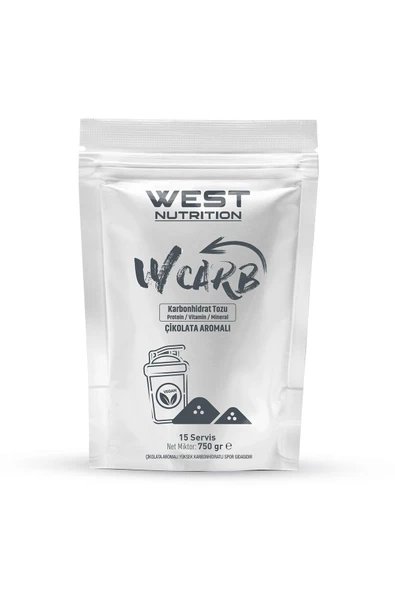 West Nutrition WCarb Vegan Karbonhidrat Tozu 750 gr 15 Servis ürün görseli 1