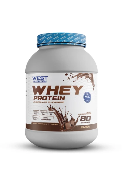 West Nutrition Protein Tozu 2400 gr 80 Servis Çikolata Aromalı ürün görseli 1