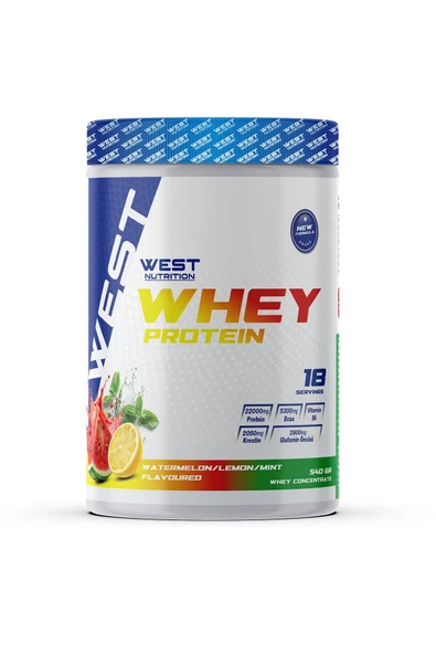 West Nutrition Whey Protein Tozu 540 gr 18 Servis Karpuz & Limon Aromalı ürün görseli 1