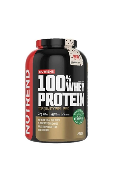 Nutrend %100 Whey Protein 2250 gr Cookies & Cream ürün görseli 1