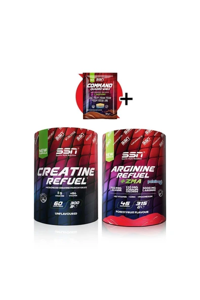 SSN Sports Style Nutrition Performans Kombinasyonu 1 (Creatine + Arginine Powder) ürün görseli 1