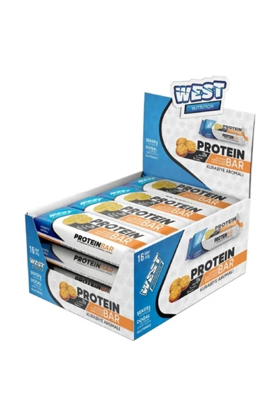 West Nutrition West Kurabiye Aromalı Protein Bar 16 Adet X 50 gr ürün görseli 1