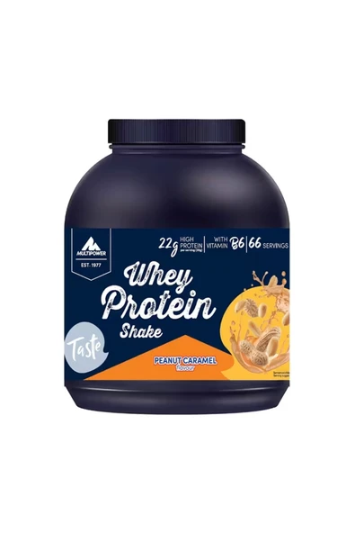 Multipower Whey Protein 2000GR Yer Fıstıklı Karamelli 66 Servis ürün görseli 1