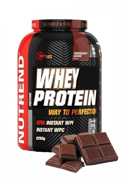 Nutrend Whey Protein 2250 gr Çikolata Aromalı Protein Tozu Kas Vücut Geliştirme ürün görseli 1