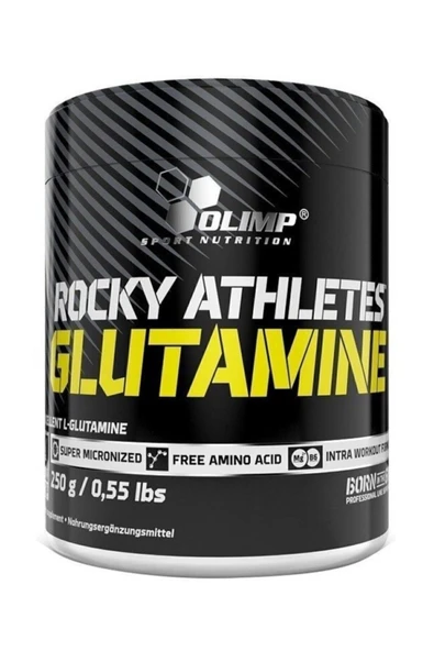 Olimp Rocky Athletes Glutamine 250 Gr Glutamin B6 Vitamini Enerji Güç Performans ürün görseli 1