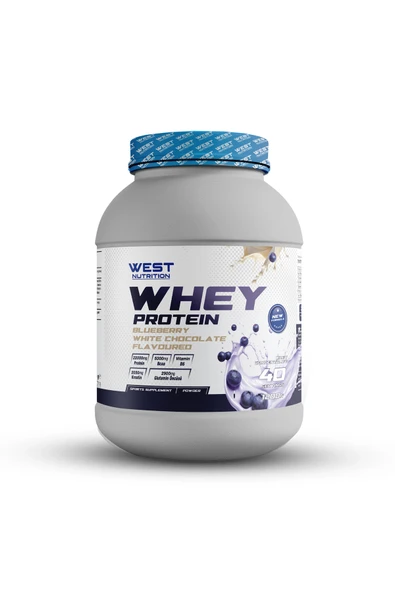 West Nutrition Whey Protein Tozu 1200 gr 40 Servis Yabanmersini & Beyaz Çikolata Aromalı ürün görseli 1