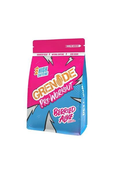 Grenade Pre-Workout 330g - Çilek Yaban Mersini ürün görseli 1