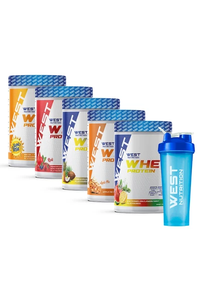 West Nutrition Whey Protein Tozu 5 Adet 540 gr Tanıtım Paketi ürün görseli 1