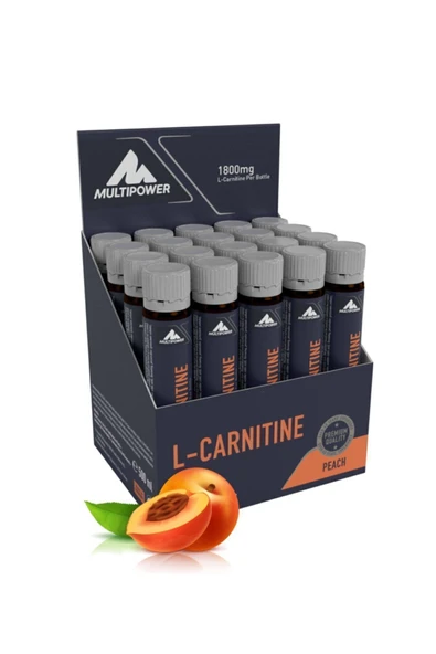 Multipower L-carnitine Liquid 20x25 Ml Şeftali Aromalı ürün görseli 1