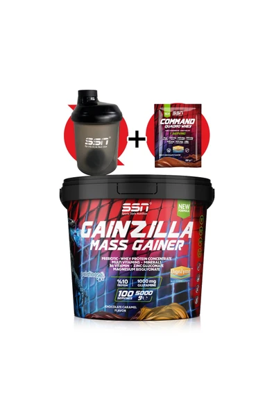 SSN Sports Style Nutrition Gainzilla Mass Gainer 5000 g (Çikolata-Karamel) ürün görseli 1