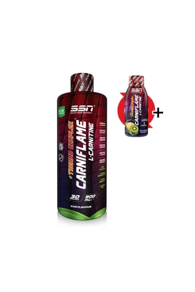 SSN Sports Style Nutrition Carniflame 3000 Mg 900 Ml(Kivi) L Karnitin ürün görseli 1