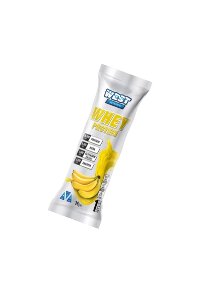 West Nutrition 36 Gram Tek Saşe Muz Aromalı Protein Tozu ürün görseli 1
