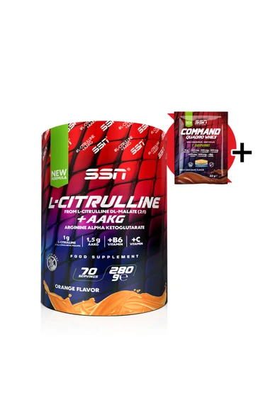 SSN Sports Style Nutrition Citrulline Malate Refuel + AAKG 280 Gr (Portakal) ürün görseli 1