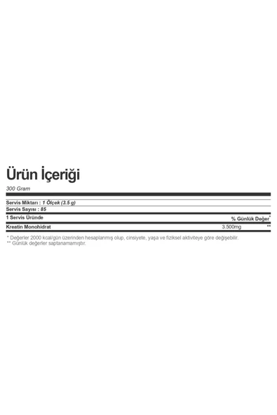 Nutrend Creatine Monohidrat 300 gr 85 Servis - Resim 3