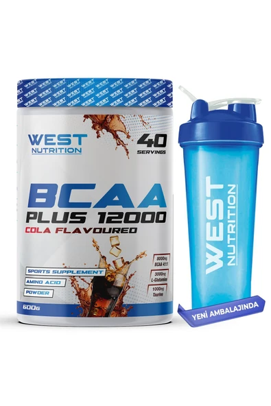 West Nutrition Bcaa Plus L-glutamin Taurin 40 Servis 600 gr Kola ürün görseli 1