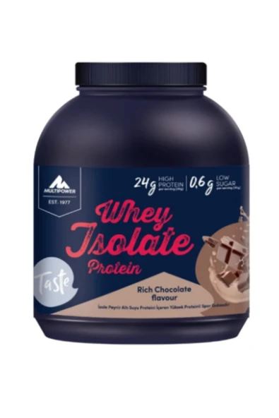 Multipower %100 Whey Isolate Protein 2000 Gr - Çikolata Aromalı Izole Whey Protein ürün görseli 1