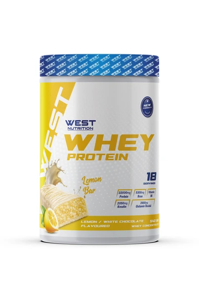 West Nutrition Whey Protein Tozu 540 gr 18 Servis Limonlu Bar Aromalı ürün görseli 1