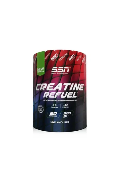 SSN Sports Style Nutrition Creatine Refuel 300 gr (AROMASIZ) ürün görseli 1