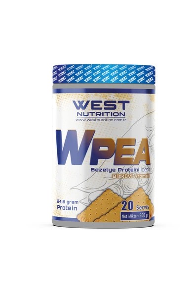 West Nutrition WPEA Bezelye Proteini Tozu 600 gr Bisküvi ürün görseli 1
