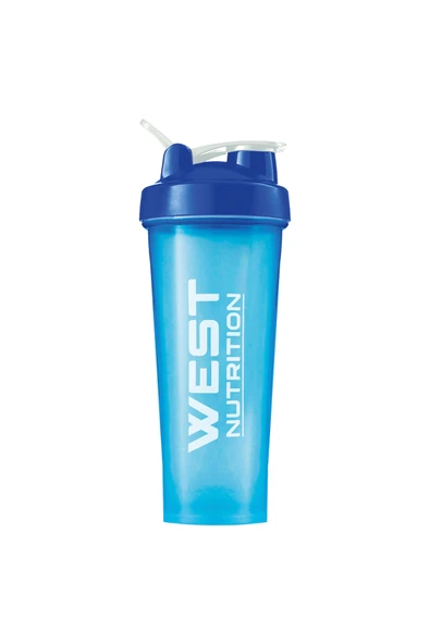 West Nutrition 650 ml Protein Shaker Mavi ürün görseli 1