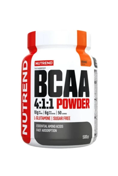 Nutrend Bcaa 4:1:1 Powder 500 gr 50 Servis Portaka Aromalı ürün görseli 1