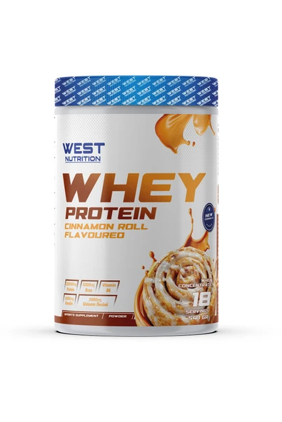 West Nutrition Whey Protein Tozu 540 gr 18 Servis Cinnamon Roll Aromalı ürün görseli 1