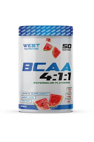 West Nutrition Bcaa 4:1:1 500 Gr 50 Servis Karpuz Aromalı ürün görseli 1