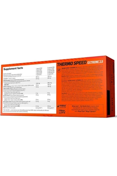 Olimp Olımp Thermo Speed Xtreme 120 Kapsül - Resim 2