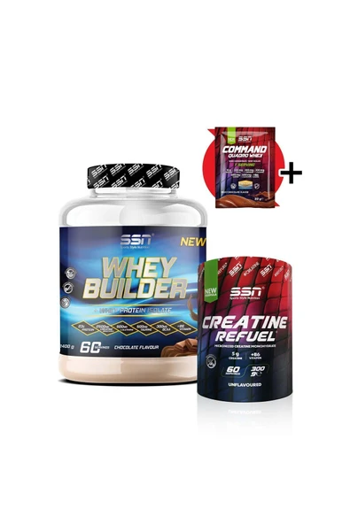 SSN Sports Style Nutrition Büyüme Kombinasyonu 2 (Whey Builder + Creatine) ürün görseli 1