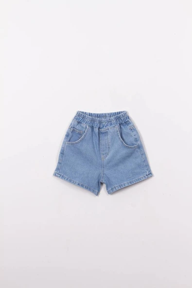Denim Şort - Açık Mavi ürün görseli 1