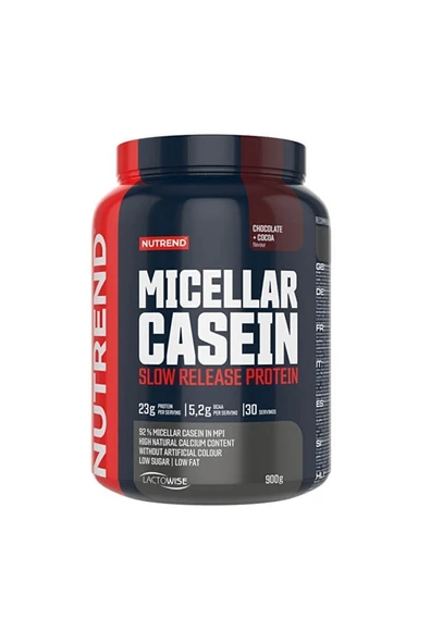 Nutrend Micellar Casein 900 gr Süt Proteini Çikolata Aromalı ürün görseli 1
