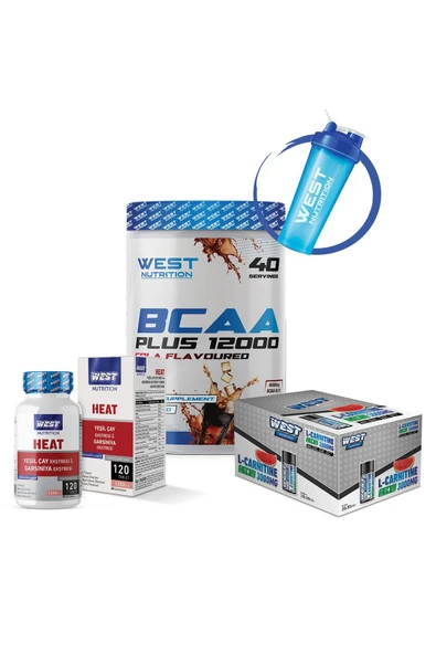 West Nutrition Bcaa Plus 12000 L-karnitin Heat Garsiniya Yeşil Çay 120 Tablet ürün görseli 1