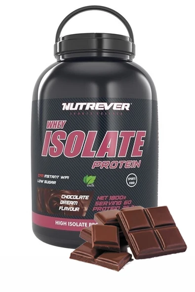Nutrever Whey Isolate Çikolata Aromalı Izole Protein 1800 gr ürün görseli 1