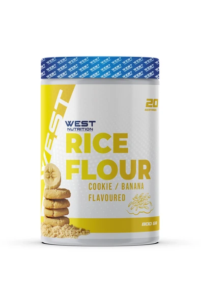 West Nutrition Pirinç Unu Rice Flour Muz Kurabiye Aromalı 800 gr ürün görseli 1