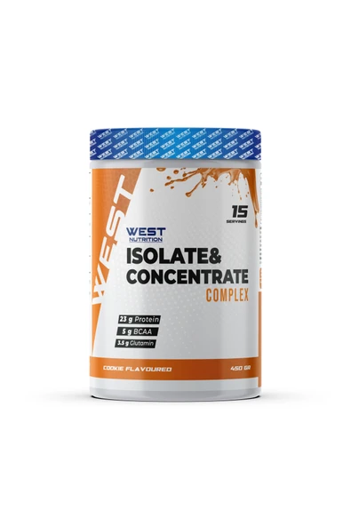 West Nutrition Whey Protein Tozu Complex İzole & Konsantre 15 Servis 450 gr Kurabiye Aromalı ürün görseli 1