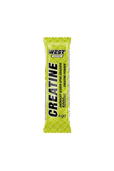 West Nutrition Kreatin Monohidrat Tek Kullanımlık Saşe 6 Gram Yeşil Elma ürün görseli 1