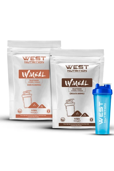 West Nutrition WMeal Proteinli Öğün Tozu 15 Öğün 900 gr 2 Lİ ürün görseli 1