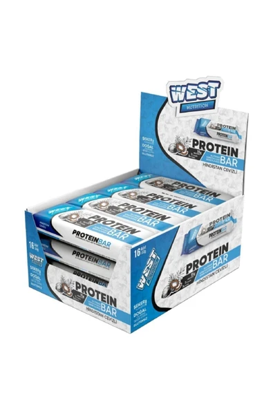 West Nutrition Hindistan Cevizli Protein Bar 16 Adet X 50 Gram ürün görseli 1