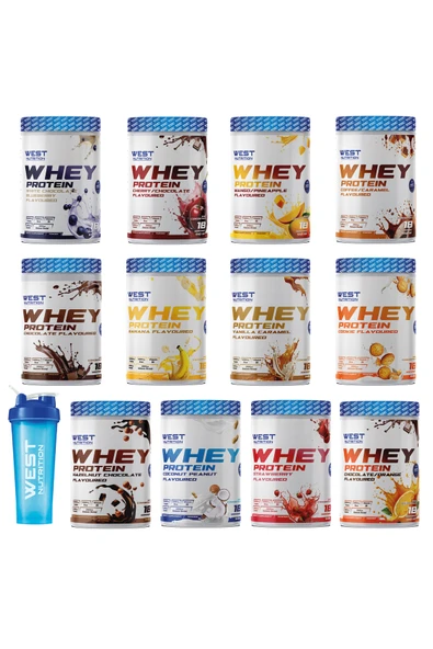 West Nutrition Whey Protein Tozu 12 Adet 540 gr Tanıtım Paketi ürün görseli 1