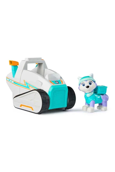 PAW Patrol Everest Figürü ve Kar Küreme Aracı – 6,5 cm Figür + 12 cm Araç – Çocuk Oyuncak Seti ürün görseli 1