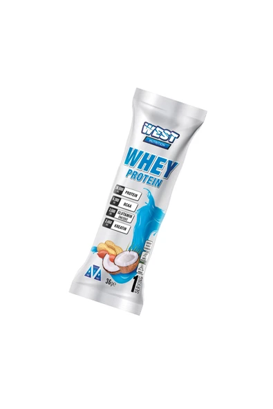 West Nutrition Whey Protein Tozu 36 Gram Tek Saşe Hindistan Cevizi&Yer Fıstığı Aromalı ürün görseli 1