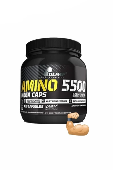 Olimp Amino 5.500 400 Kapsül Amino Protein Bcaa Glutamin Kas Güçlendirici ürün görseli 1