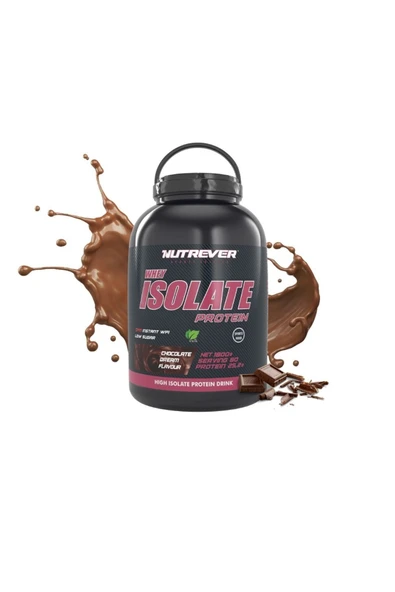 Nutrever Whey Isolate Protein 1800gr Çikolata ürün görseli 1