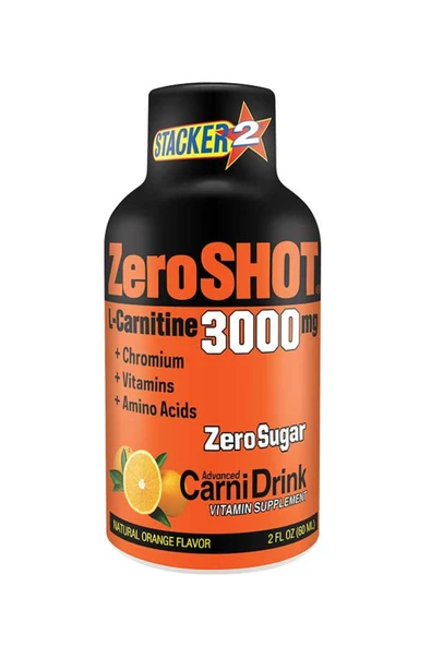 optimum l-carnitine shot 3000 mg 60 ml 12 adet Zero Stacker2 Zero Shot ilek Aromal L-Carnitine Shot  HC Nutrition